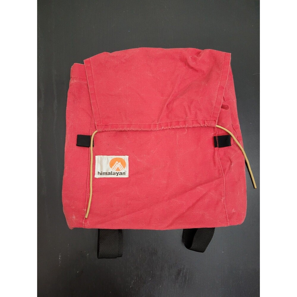 Vintage 1980s Himalayan Industries Red Soft Backpack 71601 Made in USA Hiking